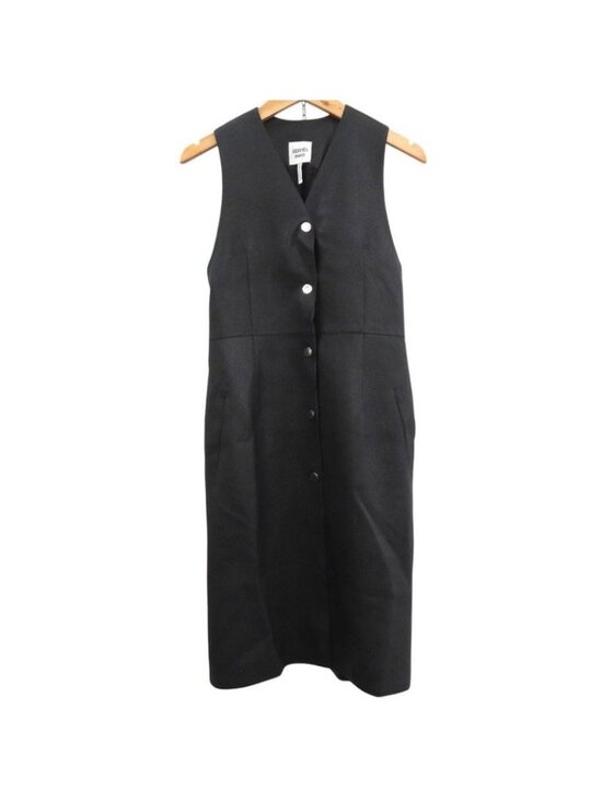Hermes Jackets & Blazers - Hermes Long Gilet Deerskin Vest Black 0260
